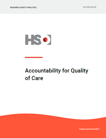 Accountability for Quality of Care - HSO 5000:2025 (E)