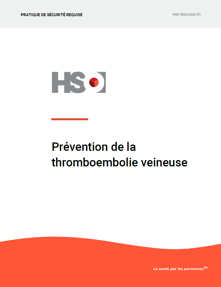 Prévention de la thromboembolie veineuse - HSO 5065:2025 (F)