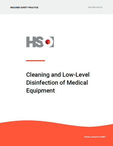 Cleaning and Low-Level Disinfection of Medical Equipment - HSO 5055:2025 (E)