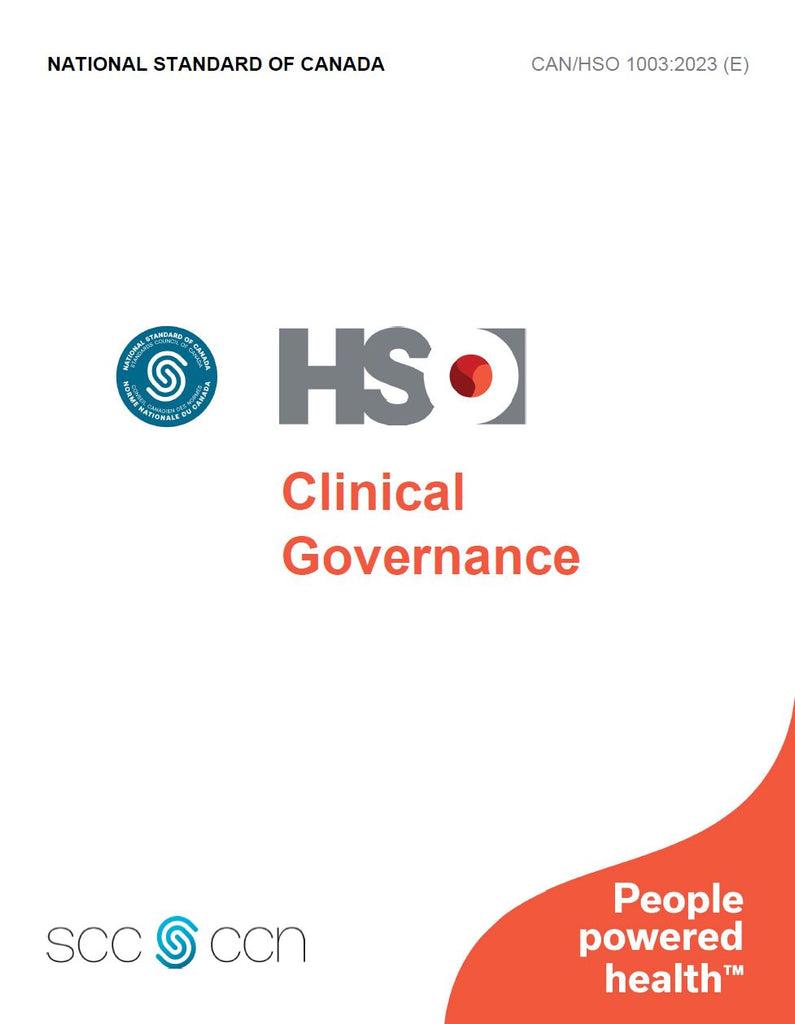 Clinical Governance - CAN/HSO 1003:2023 (E)