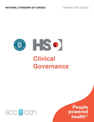 Clinical Governance - CAN/HSO 1003:2023 (E)