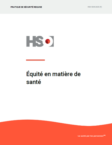 Équité en matière de santé - HSO 5045:2025 (F)