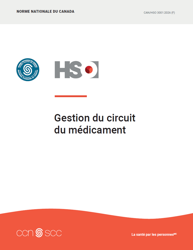 Gestion du circuit du médicament - CAN/HSO 3001:2026 (F)