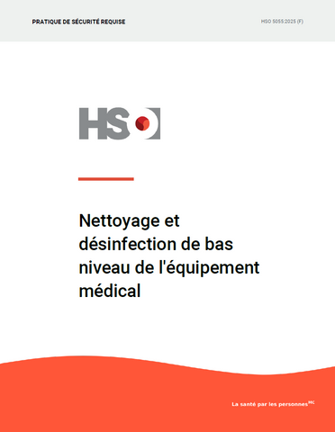 Nettoyage et désinfection de bas niveau de l'équipement médical - HSO 5055:2025 (F)
