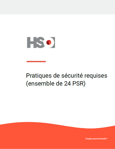 Pratiques de sécurité requises (ensemble de 24 PSR)