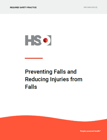 Preventing Falls and Reducing Injuries from Falls - HSO 5060:2025 (E)