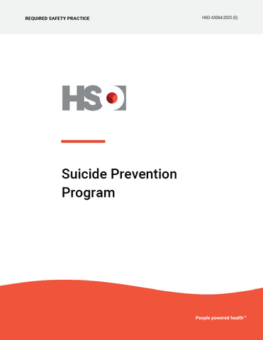 Suicide Prevention Program - HSO A5064-2025 (E)