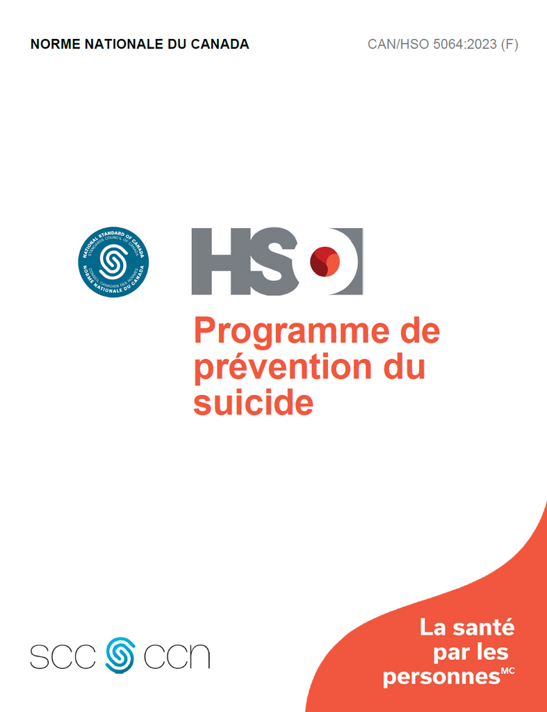 Programme de prévention du suicide - CAN/HSO 5064:2023 (F)