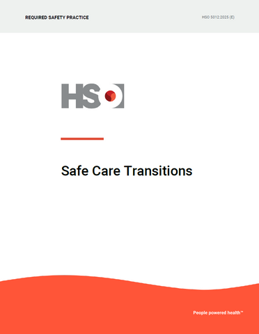 Safe Care Transitions - HSO 5012:2025 (E)