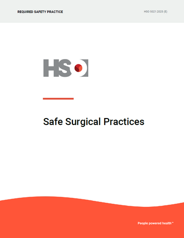Safe Surgical Practices - HSO 5021:2025 (E)