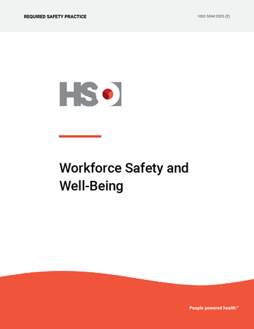 Workforce Safety and Well-Being - HSO 5044:2025 (E)