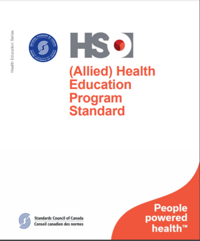 (Allied) Health Education Program Standard - CAN/HSO 40001:2020 (E)