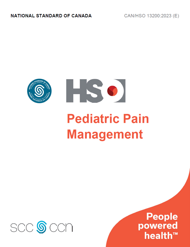 Pediatric Pain Management - CAN/HSO 13200:2023 (E)